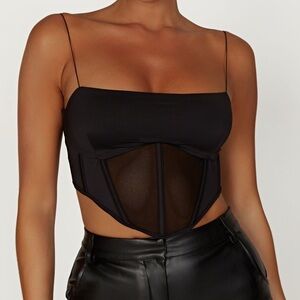 Meshki Mesh Corset Top